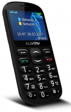 Allview D1 Senior Dual SIM nyomógombos telefon - fekete Újdonságok - Új termékek - 330663