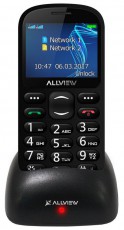 Allview D1 Senior Dual SIM nyomógombos telefon - fekete Újdonságok - Új termékek - 330663