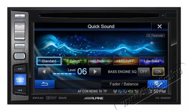 Alpine IVE-W585BT 2-DIN méretű multimédiás fejegység Autóhifi / Autó felszerelés - Autórádió fejegység - Autórádió fejegység - 292599