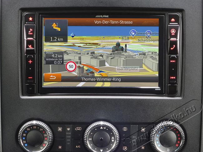 Alpine X800D-S906 navigációs rendszer Autóhifi / Autó felszerelés - GPS navigáció - GPS navigáció - 296273