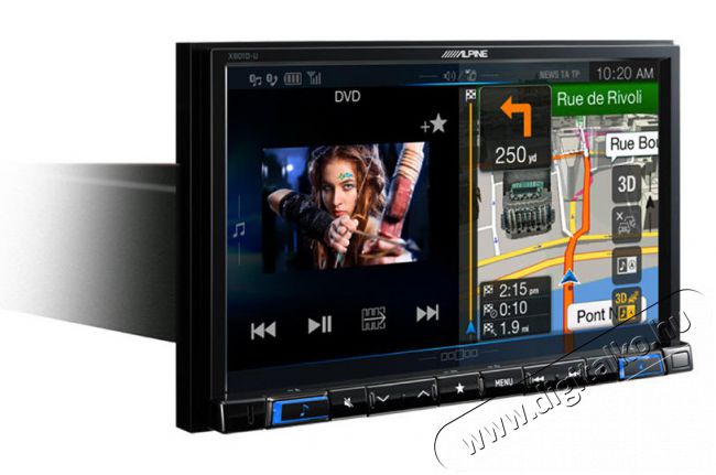 Alpine X801D-U navigációs rendszer Autóhifi / Autó felszerelés - GPS navigáció - GPS navigáció - 293920