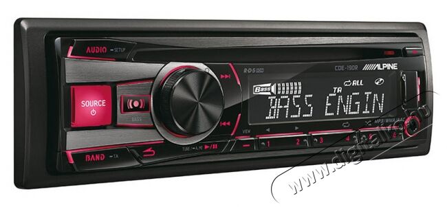 Alpine CDE-190R CD-rádiós / USB lejátszós fejegység Autóhifi / Autó felszerelés - Autórádió fejegység - Autórádió fejegység - 295384