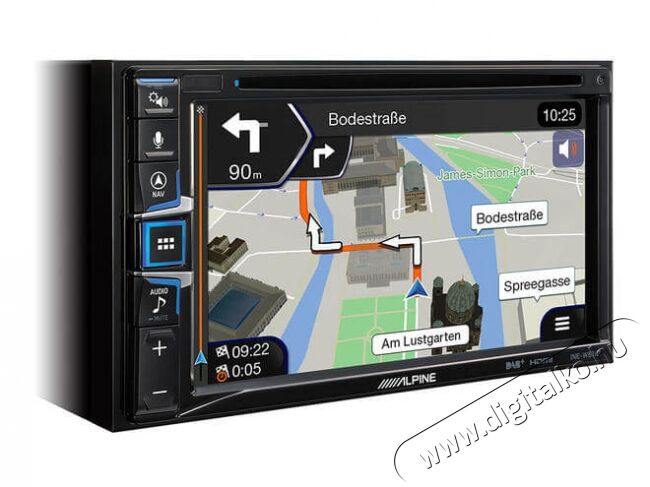 Alpine INE-W611DC multimédiás navigációs fejegység Autóhifi / Autó felszerelés - Autórádió fejegység - Autórádió fejegység - 355363