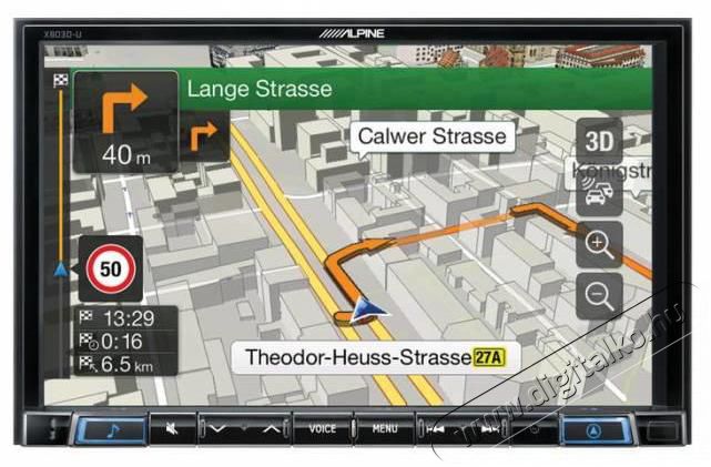 Alpine X803D-U Navigációs és multimédia rendszer Autóhifi / Autó felszerelés - Autórádió fejegység - Autórádió fejegység - 352941