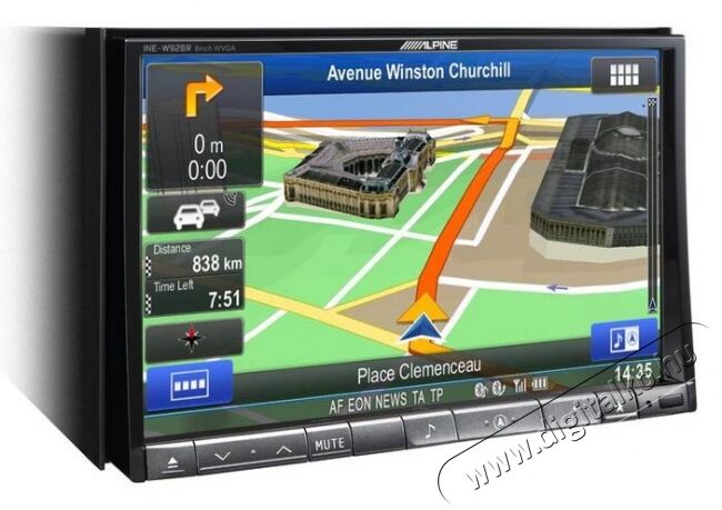 Alpine INE-W928R navigációs rendszer Autóhifi / Autó felszerelés - GPS navigáció - GPS navigáció - 292524