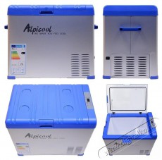 Alpicool 07092 Autós hűtőtáska kompresszorral 50L Konyhai termékek - Hűtő, fagyasztó (szabadonálló) - Hordozható hűtőtáska - 498153
