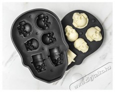 Alum Skulls Jégkocka forma, 6 db Konyhai termékek - Konyhai eszköz - Egyéb konyhai eszköz - 529229