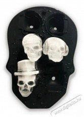 Alum Skulls Jégkocka forma, 6 db Konyhai termékek - Konyhai eszköz - Egyéb konyhai eszköz - 529229