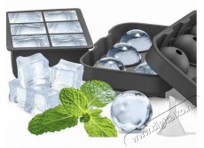Alum Szilikon jégkockaforma 2 az 1-ben – kockák + gömbök Konyhai termékek - Konyhai eszköz - Egyéb konyhai eszköz - 529230
