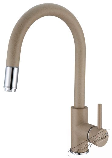 Alveus Delos csaptelep, kih&uacute;zhat&oacute; fej, zuhany, ker&aacute;miapatron, B&eacute;zs Konyhai term&eacute;kek - Mosogat&oacute; - Mosogat&oacute; csaptelep - 535963