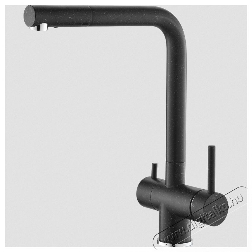 Alveus Aquila akkumul&aacute;tor, 3 f&eacute;le melegv&iacute;z, hideg v&iacute;z, v&iacute;zszűrő, ker&aacute;mia patron, fekete Konyhai term&eacute;kek - Mosogat&oacute; - Mosogat&oacute; csaptelep - 535958