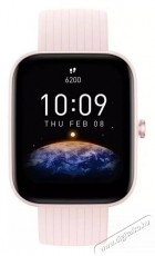 Amazfit BIP 3 PRO Smart Watch, pink okosóra Mobil / Kommunikáció / Smart - Okos eszköz - Okosóra - 393111