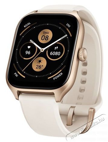 Amazfit GTS 4 (Misty White) feh&eacute;r okos&oacute;ra Mobil / Kommunik&aacute;ci&oacute; / Smart - Okos eszk&ouml;z - Okos&oacute;ra - 462111
