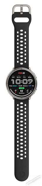 Amazfit Active 2 fekete szilikon sz&iacute;jas okos&oacute;ra Mobil / Kommunik&aacute;ci&oacute; / Smart - Okos eszk&ouml;z - Okos&oacute;ra - 514173