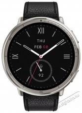 Amazfit Active 2 NFC Premium Black Leather Mobil / Kommunikáció / Smart - Okos eszköz - Okosóra - 523587