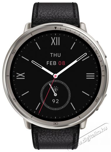 Amazfit Active 2 NFC Premium Black Leather Mobil / Kommunikáció / Smart - Okos eszköz - Okosóra - 523587