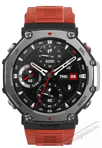 Amazfit T-Rex 3 Lava red Mobil / Kommunikáció / Smart - Okos eszköz - Okosóra - 523595