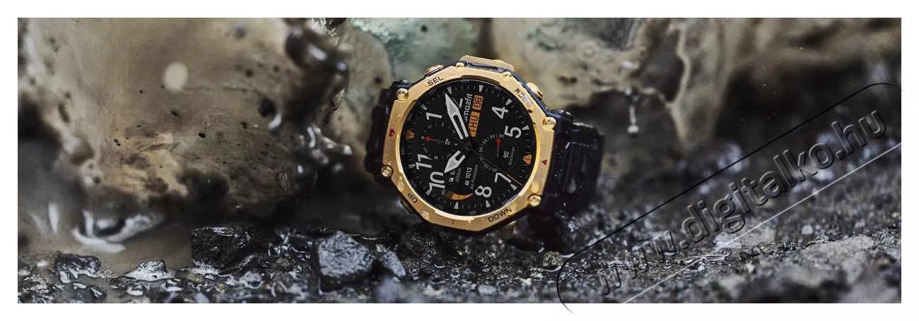 Amazfit T-Rex 3 Pro 48mm okos&oacute;ra Gold Mobil / Kommunik&aacute;ci&oacute; / Smart - Okos eszk&ouml;z - Okos&oacute;ra - 530321