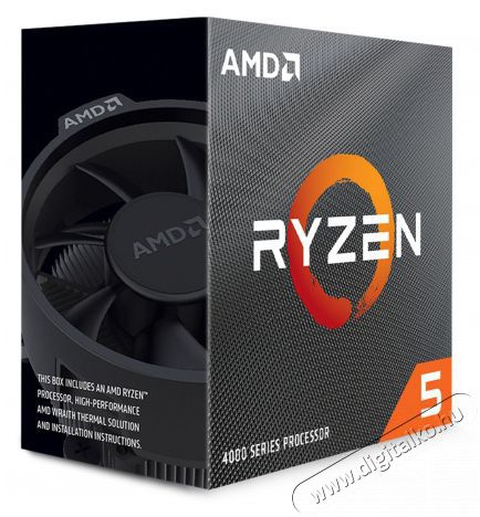AMD CPU Ryzen 5 4500 AM4 Box processzor Iroda és számítástechnika - Számítógép tartozék - Processzor - 380813