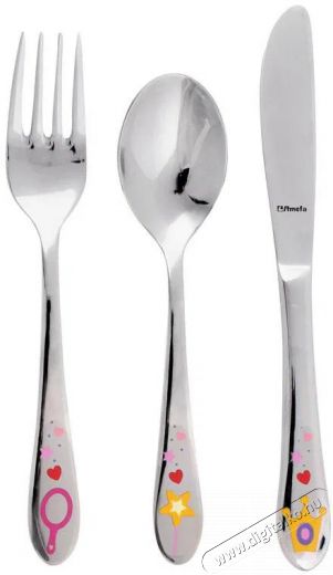 Amefa Gyerek evőeszk&ouml;z k&eacute;szlet 3db Princess Konyhai term&eacute;kek - &Eacute;tk&eacute;szlet - Evőeszk&ouml;z k&eacute;szlet - 526826