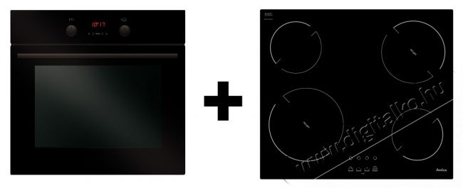 Amica 55712 elektromos sütő + 23334 elektromos főzőlap Konyhai termékek - Sütő-főzőlap, tűzhely (beépíthető) - Sütő-főzőlap szett (beépíthető) - 298783
