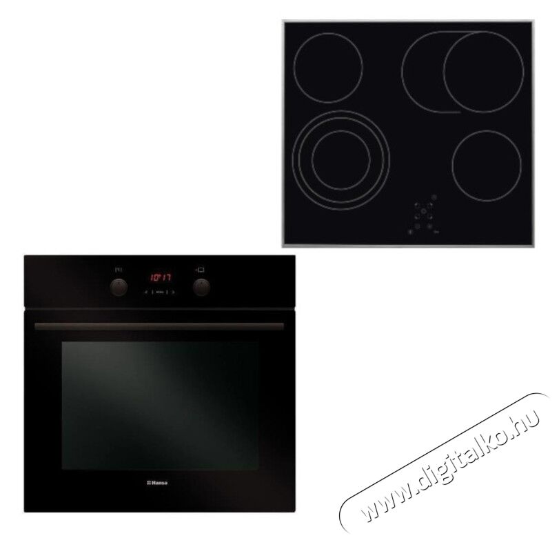 Amica BOF5541S  + KMC 743 100E beépíthető szett Konyhai termékek - Sütő-főzőlap, tűzhely (beépíthető) - Sütő-főzőlap szett (beépíthető) - 350507