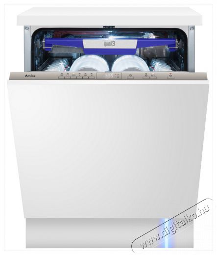 Amica DIM636ABH beépíthető mosogatógép Konyhai termékek - Mosogatógép - Keskeny (45cm-ig) beépíthető mosogatógép - 353344