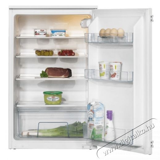 Amica EVKS 16162 beépíthető egyajtós hűtőszekrény Konyhai termékek - Hűtő, fagyasztó (szabadonálló) - Fagyasztó nélküli hűtő - 319619