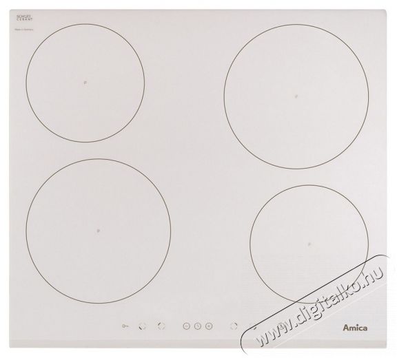Amica HI 6140 W Indukciós főzőlap Konyhai termékek - Sütő-főzőlap, tűzhely (beépíthető) - Indukciós főzőlap (beépíthető) - 318215
