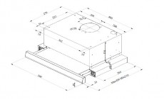 Amica OTS515W (1060318) páraelszívó Konyhai termékek - Páraelszívó - Beépíthető / kihúzható - 306451