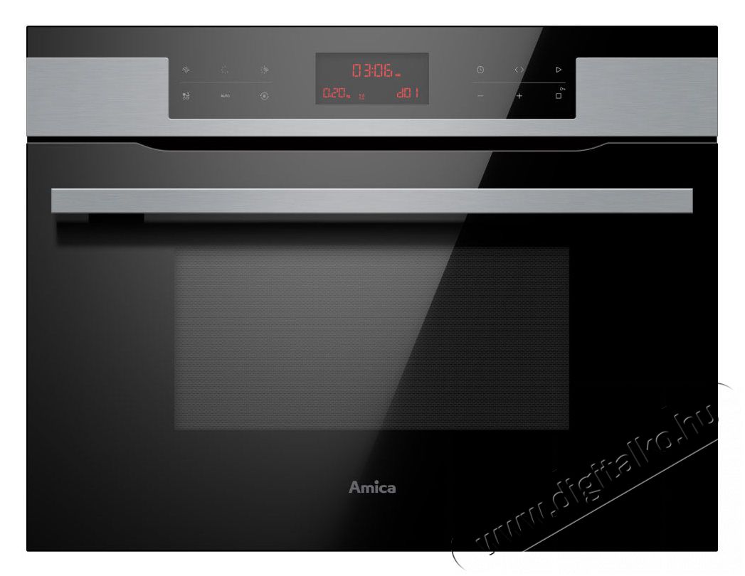 Amica AMMB44E2GCB X-TYPE beépíthető sütő mikrohullámú funkcióval Konyhai termékek - Sütő-főzőlap, tűzhely (beépíthető) - Sütő (beépíthető) - 349837