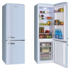 Amica FK2965.3LAA retro alulfagyasztós hűtőszekrény Konyhai termékek - Hűtő, fagyasztó (szabadonálló) - Alulfagyasztós kombinált hűtő - 345077