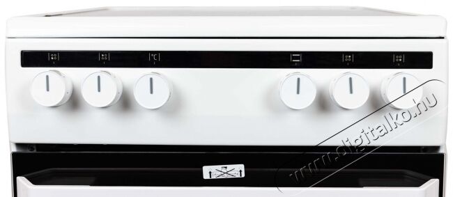 Amica 58CE2.30HP W (55353) elektromos tűzhely Konyhai termékek - Sütő-főzőlap, tűzhely (szabadonálló) - Elektromos tűzhely (szabadonálló) - 306436