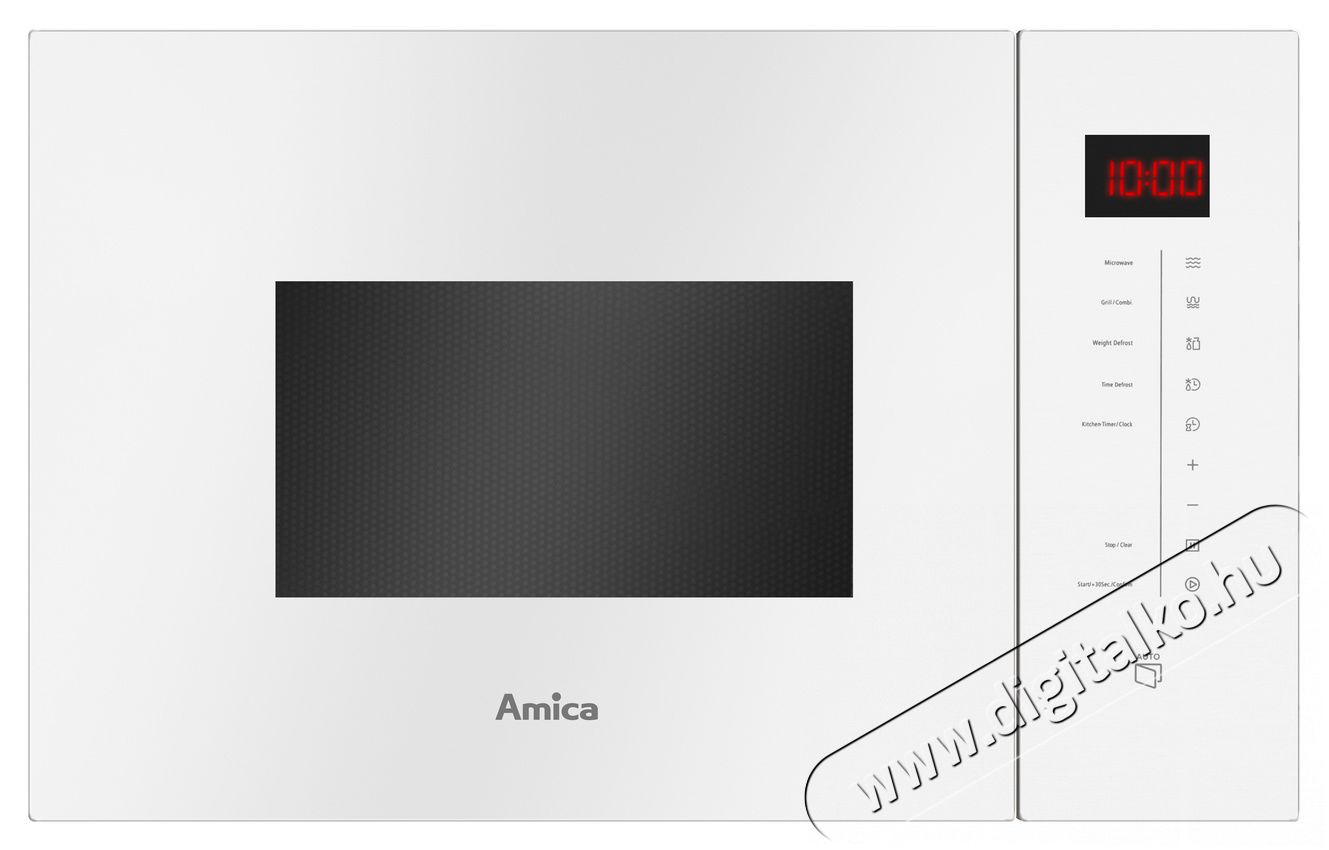 Amica AMMB25E2SGW X-TYPE mikrohullámú sütő Konyhai termékek - Mikrohullámú sütő - Mikrohullámú sütő (beépíthető) - 349836