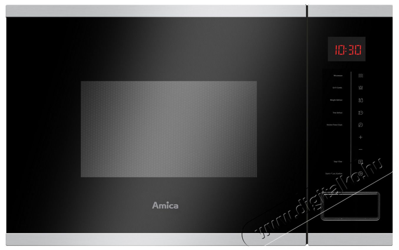 Amica AMMB20E2SGI X-TYPE mikrohullámú sütő Konyhai termékek - Mikrohullámú sütő - Mikrohullámú sütő (beépíthető) - 349834