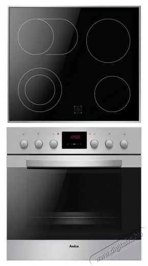 Amica EHC 12816 E beépíthető szett Konyhai termékek - Sütő-főzőlap, tűzhely (beépíthető) - Sütő-főzőlap szett (beépíthető) - 491195