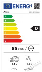 Amica DIM64C7EBOqH Beépíthető mosogatógép (1193822) Konyhai termékek - Mosogatógép - Normál (60cm) beépíthető mosogatógép - 493885