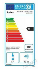Amica Amia WCF1K15B7.3 beépíthető borhűtő Konyhai termékek - Hűtő, fagyasztó (beépíthető) - Borhűtő - 501433
