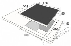 Amica PC6420ZT kerámia főzőlap Konyhai termékek - Sütő-főzőlap, tűzhely (beépíthető) - Elektromos főzőlap (beépíthető) - 503286