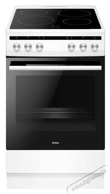 Amica SS 19 EBW Konyhai term&eacute;kek - S&uuml;tő-főzőlap, tűzhely (szabadon&aacute;ll&oacute;) - Elektromos tűzhely (szabadon&aacute;ll&oacute;) - 505255