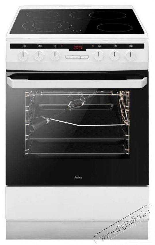 Amica SSA 6110 OCW Konyhai term&eacute;kek - S&uuml;tő-főzőlap, tűzhely (szabadon&aacute;ll&oacute;) - Elektromos tűzhely (szabadon&aacute;ll&oacute;) - 505231