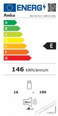 Amica BM132.3i(E) beépíthető hűtő Konyhai termékek - Hűtő, fagyasztó (beépíthető) - Egyajtós hűtő - 505073
