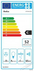 Amica OTP6641WG teleszkópos elszívó Konyhai termékek - Páraelszívó - Beépíthető / kihúzható - 351639