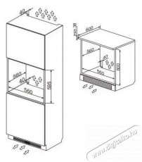 Amica TXH 212 CRB Konyhai term&eacute;kek - S&uuml;tő-főzőlap, tűzhely (be&eacute;p&iacute;thető) - S&uuml;tő (be&eacute;p&iacute;thető) - 505598