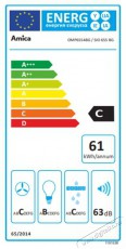 Amica SIO 655 BG Konyhai termékek - Páraelszívó - Beépíthető / kihúzható - 509651