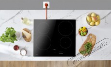 Amica DI 6410 PPB Konyhai term&eacute;kek - S&uuml;tő-főzőlap, tűzhely (be&eacute;p&iacute;thető) - Indukci&oacute;s főzőlap (be&eacute;p&iacute;thető) - 515131