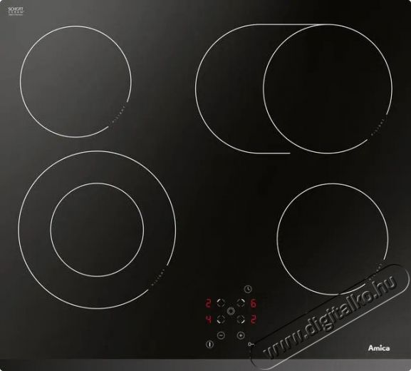 Amica DS 6423 B Konyhai term&eacute;kek - S&uuml;tő-főzőlap, tűzhely (be&eacute;p&iacute;thető) - Elektromos főzőlap (be&eacute;p&iacute;thető) - 515133