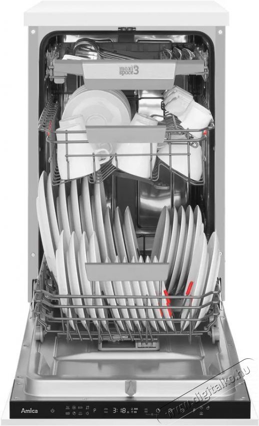 Amica MI 438 BLDC Konyhai term&eacute;kek - Mosogat&oacute;g&eacute;p - Keskeny (45cm-ig) be&eacute;p&iacute;thető mosogat&oacute;g&eacute;p - 515128