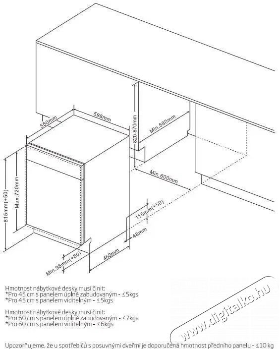 Amica MIA 655 AG Konyhai term&eacute;kek - Mosogat&oacute;g&eacute;p - Norm&aacute;l (60cm) be&eacute;p&iacute;thető mosogat&oacute;g&eacute;p - 515127