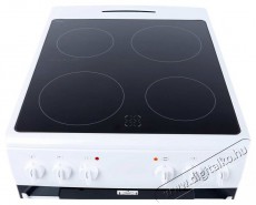 Amica 510CE1.30P W Konyhai term&eacute;kek - S&uuml;tő-főzőlap, tűzhely (szabadon&aacute;ll&oacute;) - Elektromos tűzhely (szabadon&aacute;ll&oacute;) - 505221